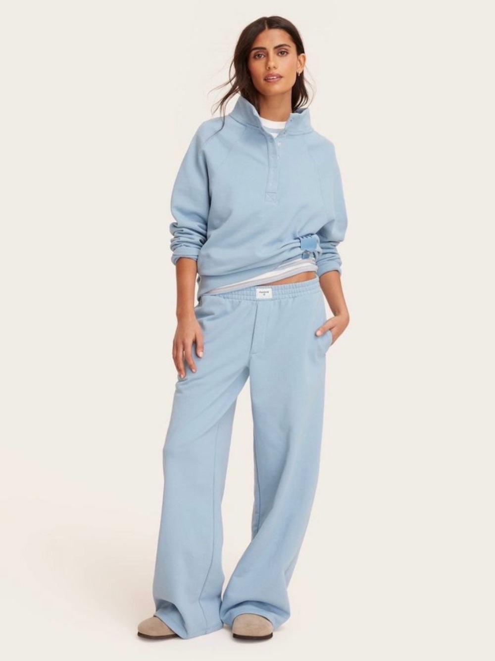 PARKE x Target Women's High-Rise Boxer Sweatpants - Light Blue S